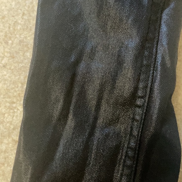 waxed denim pants - Picture 2 of 3